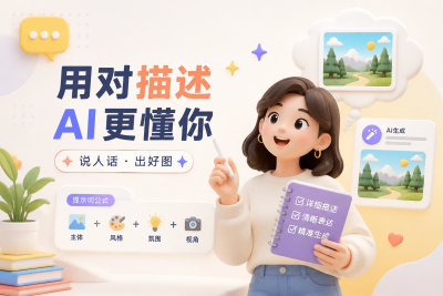 别再喂关键词了，AI出好图得这么说人话