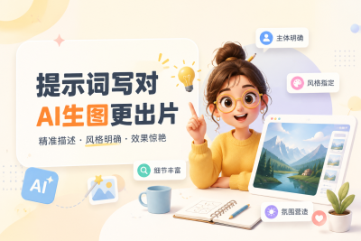 AI画图别再瞎写了：提示词这样写才出片
