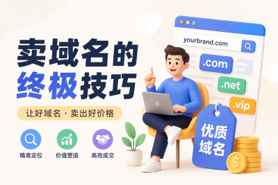 域名卖不动？问题多半不在名字，在你不会卖